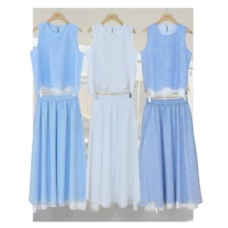 tshop ชุดเซต Kinako (เสื้อ+กระโปรง)