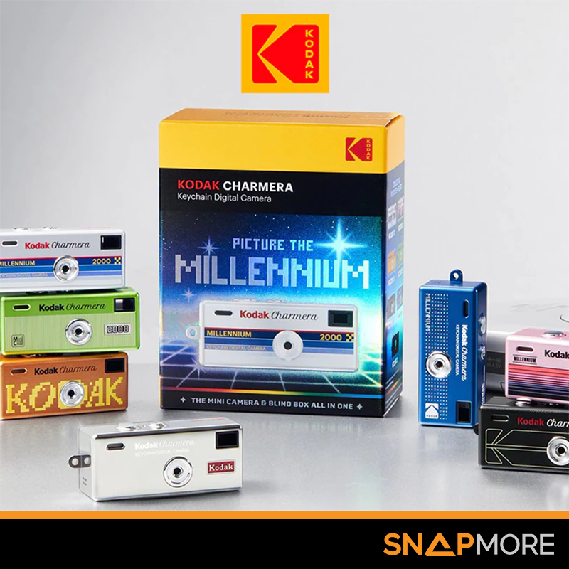[พร้อมส่ง] KODAK Charmera MILLENNIUM 2000 Keychain Digital Camera Blind Box กล่องสุ่มกล้องดิจิตอล ประกันศูนย์ Kodak
