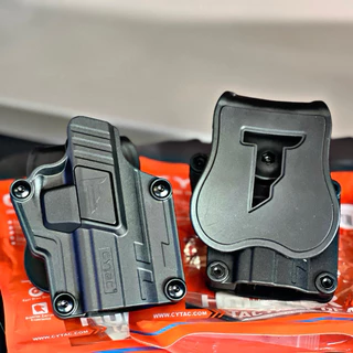 ซองพกนอกปลดนิ้วชี้ Cytac ใส่ได้หลายรุ่น เช่น G19/17/sig320/1911 ติด DOT ใช้ได้ (Gen 2)