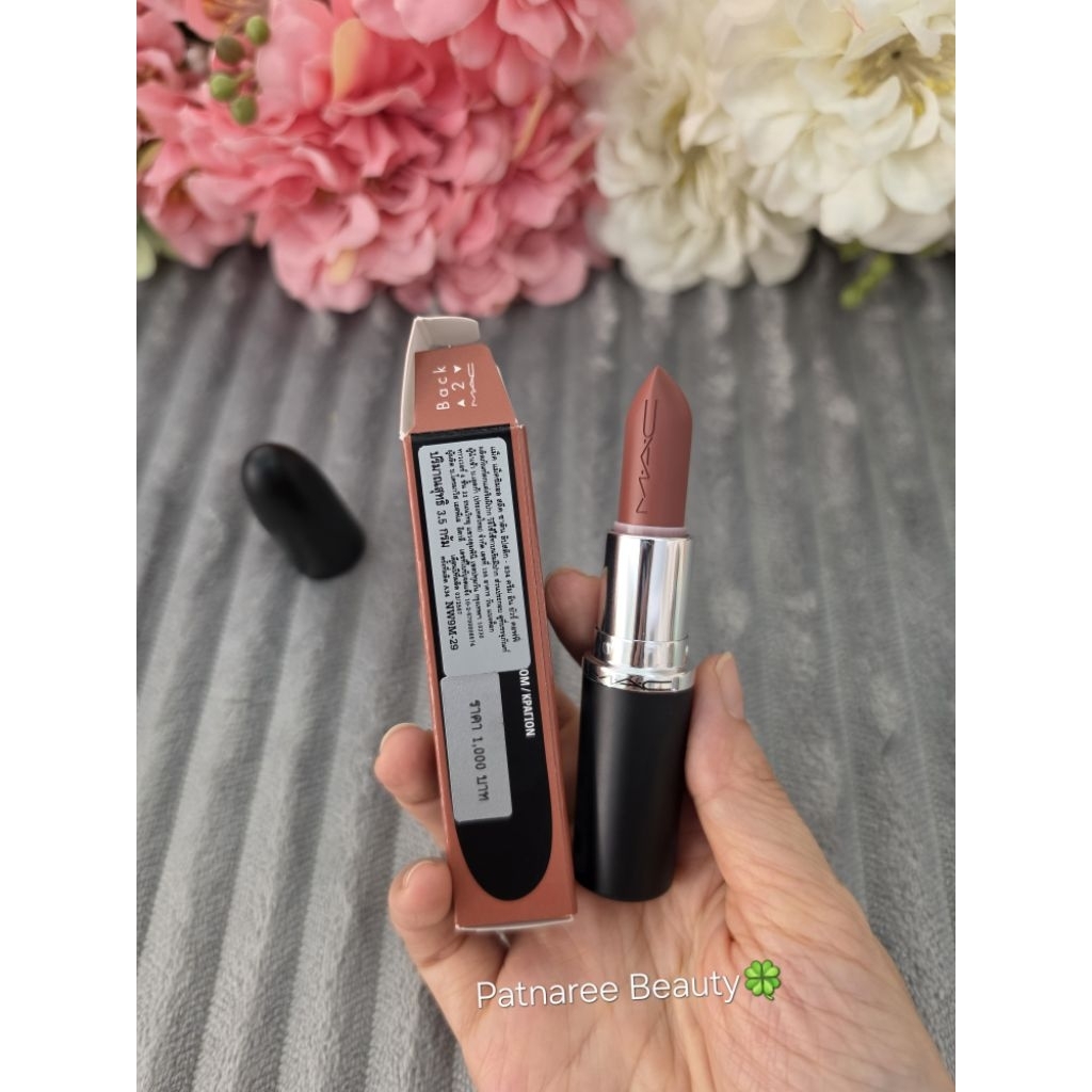 ลิปสติก ป้ายไทย💯Mac Lipstick ลิปแมครุ่นเนื้อชาติน สีสวยชัด ติดทนนานด้วยค่าสี 834 cream in your  coff