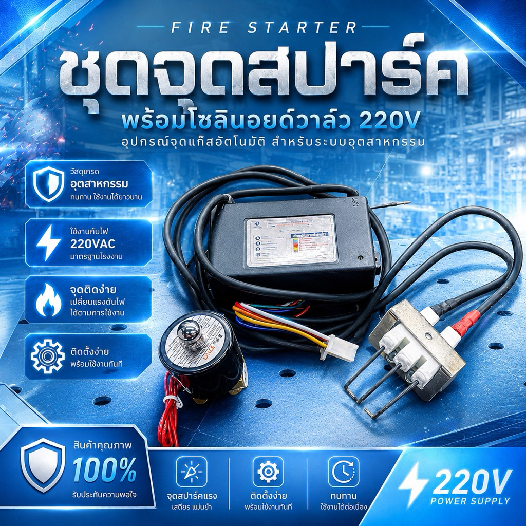 ชุดจุดสปาร์คแก๊ส3ตัวชุดเขี้ยวAT-90Sเซลูนอย2W025-08ชุดที่4