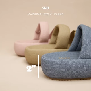 SHU MARSHMALLOW 2" H SLIDES รองเท้าสวม