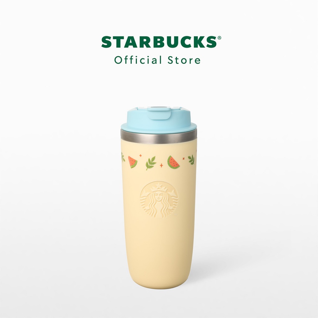 Starbucks Stainless Steel White & Mint BruMate Tumbler 21oz. ทัมเบลอร์สตาร์บัคส์สแตนเลสสตีล ขนาด 21ออนซ์ A9001982