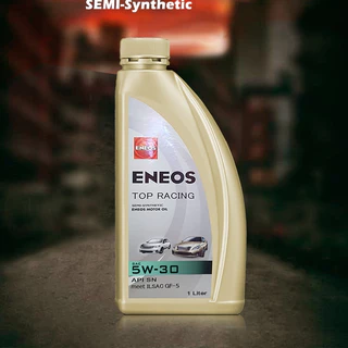 ชุดพร้อมถ่าย น้ำมันเครื่องยนต์เบนซิน ENEOS TOP RACING 5W-30 ( +กรองเครื่อง AARON ) ( กดเลือกรุ่นรถ)