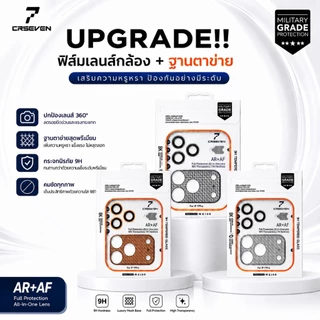 cxshop(016) ฟิล์มฐานกล้องแบบตาข่าย+ฟิล์มเลนส์กล้อง รุ่นใหม่ มีบล็อกช่วยติด FOR 17PRO/17PRO MAX