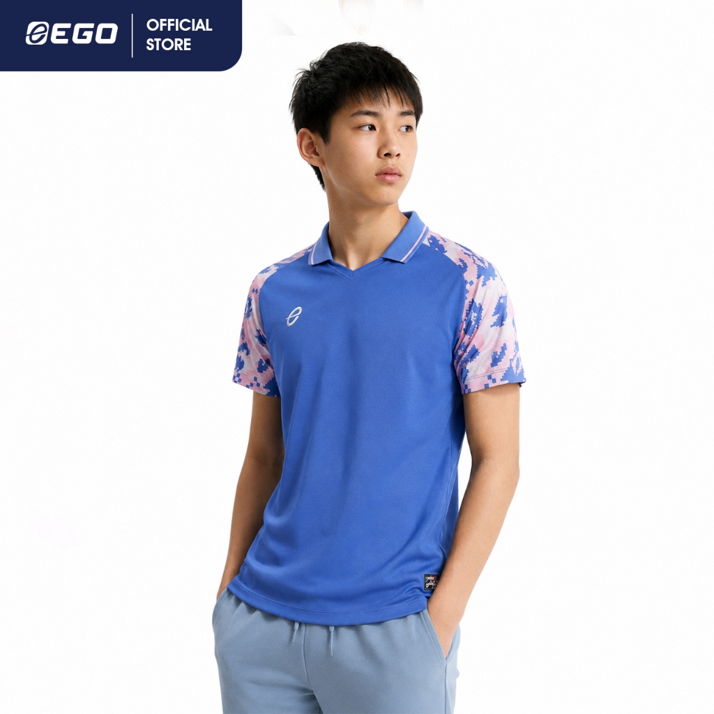 EG5174 KIDS เสื้อฟุตบอลเด็กคอวีพิมพ์ลาย ZOOTOPIA LEOXEL (EGO SPORT)