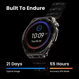 [ใหม่ล่าสุด] Amazfit Balance 3 สมาร์ทวอทช์ GPS 48mm จอ AMOLED Sapphire 1.5" แผนที่ออฟไลน์ 64GB แบต 21 วัน กันน้ำ 10ATM