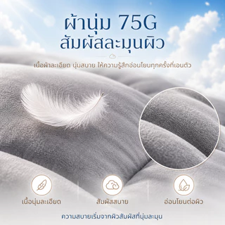 ท็อปเปอร์ Topper ใยขนห่านเทียม นุ่มฟู 3/3.3/4/5/6ฟุต สำหรับหอพัก พร้อมส่ง