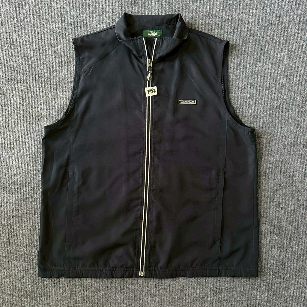 P57 JAGUAR CLUB Goft เสื้อกั๊ก อก44“ ยาว26”