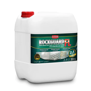 Rockguard FL น้ำยาเคลือบเงาใสกันซึมสูตรน้ำ ทนการเหยียบย่ำ(คอนกรีต/หิน/อิฐ/ไฟเบอร์ซีเมนต์)ขนาด 20ลิตร