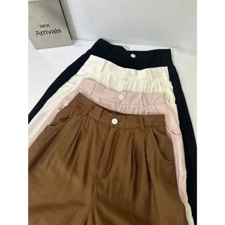 B697 | เซ็ตสายเดี่ยว + กางเกงขายาว ใส่สบาย ลุคมินิมอลสุดชิค เซ็ต 2 ชิ้นสุดคุ้ม ดีไซน์สายเดี่ยวผูกโบว์ที่ไหล่