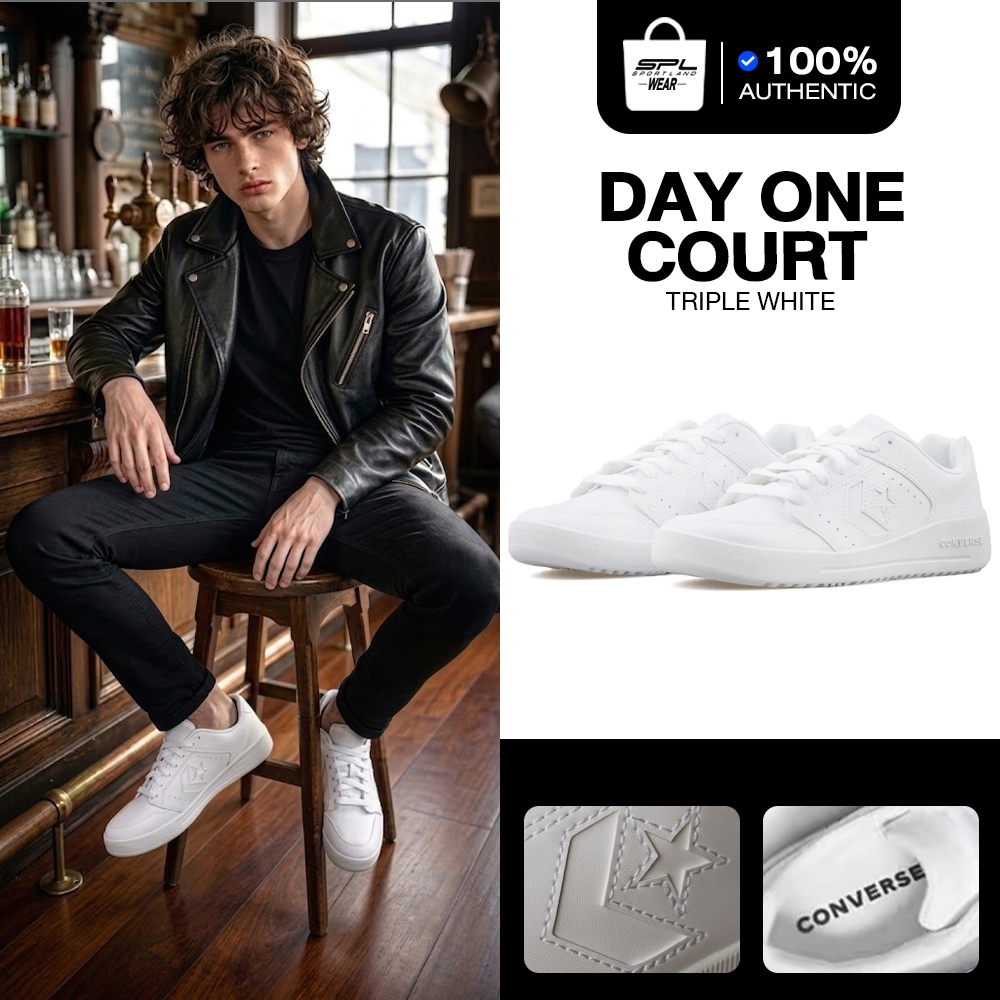 Converse รองเท้าผ้าใบ รองเท้าลำลอง M Day One Court OX A15629CM_U5WTXX (1800)