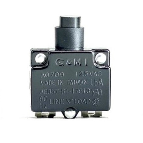 [ของแท้] G&Mi เบรกเกอร์กันไฟเกิน 15A 125/250VAC | Circuit Breaker Overload Protector Switch Fuse | M