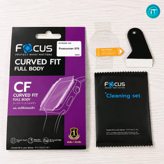 FOCUS ฟิล์มกันรอย Forerunner 570 Venu Vivoactive 5/6 ฟิล์มใสกันรอยลงโค้งเต็มจอ TPU (CURVED FIT TPU)