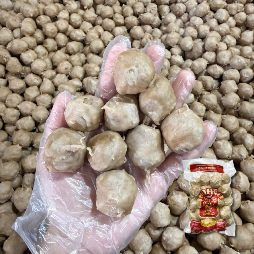 ลูกชิ้นเอ็นเนื้อ 500 กรัม 40 ลูก กรุบ อร่อย คุณภาพดี