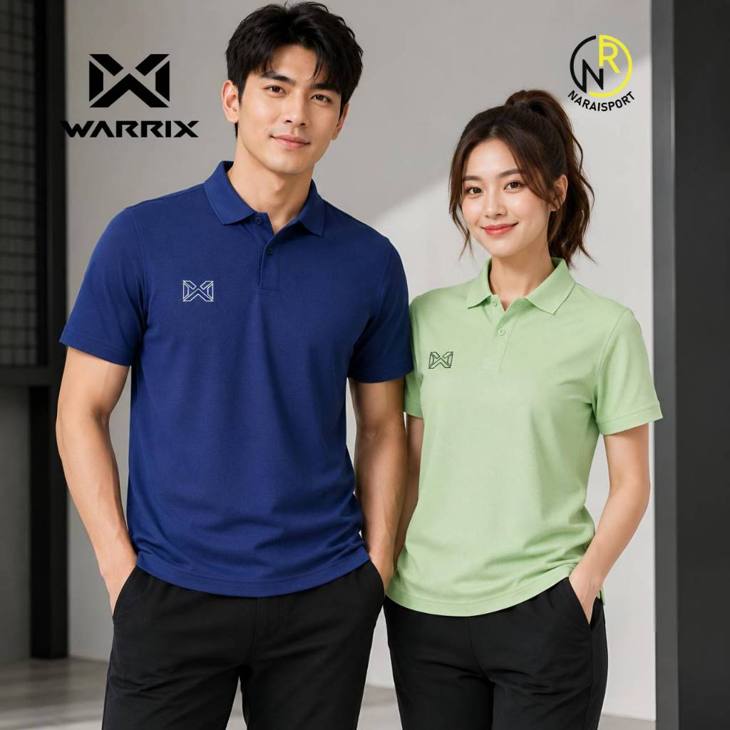 WARRIX เสื้อกีฬาชาย 221placl32 เสื้อโปโล เสื้อ WARRIX