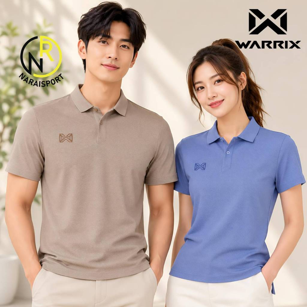 **ของแท้ส่งไว*** เสื้อ WARRIX   SMART POLO  221PLACL32  เส่้นใย POLYESTER 100% เสื้อกีฬาชาย เสื้อสีดำ