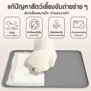 ห้องน้ำสุนัข แผ่นรองฉี่หมา ไม่รั่วซึม ทำความสะอาดง่าย พับเก็บสะดวก เหมาะกับสุนัข แมว และสัตว์เล็กทุกชนิด ใช้ซ้ำได้