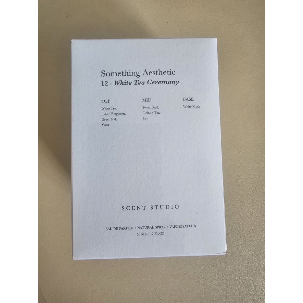 Scent studio 50ml. น้ำหอม กลิ่น 12 White tea ceremony
