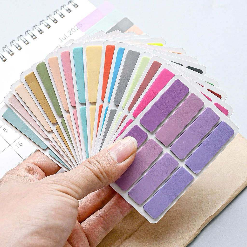 <พร้อมส่ง> โน๊ตกาว PET ใส แบบแถบ 📑 Sticky Note 40-160แผ่น พกพา พลาสติก สมุด โน๊ตใส *2 *4 *5 *8