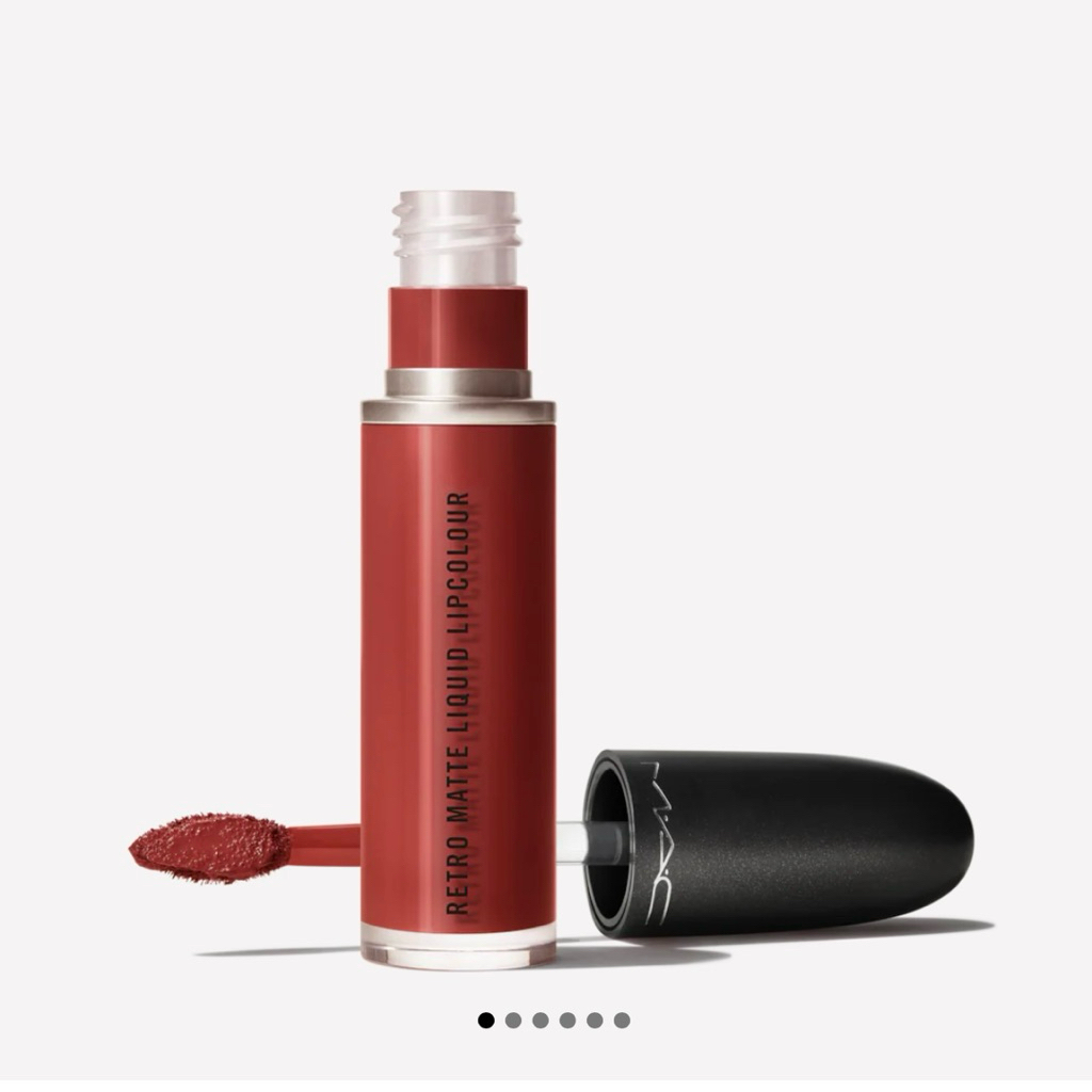ลิปสติก MAC Retro Matte Liquid Lip Color 5ml สี Chili Addict ลิปแมทสีแดงที่ถูกต้อง เข้าได้ทุกสีผิว