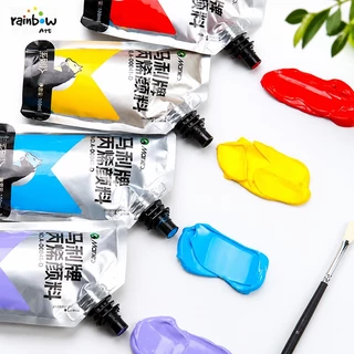 Marie สีอะคริลิค 100ml แบบถุง สีกันน้ำ ไม่จางหาย ปลอดสารพิษและไม่มีกลิ่น บรรจุแน่น สามารถใช้กับรุ่น