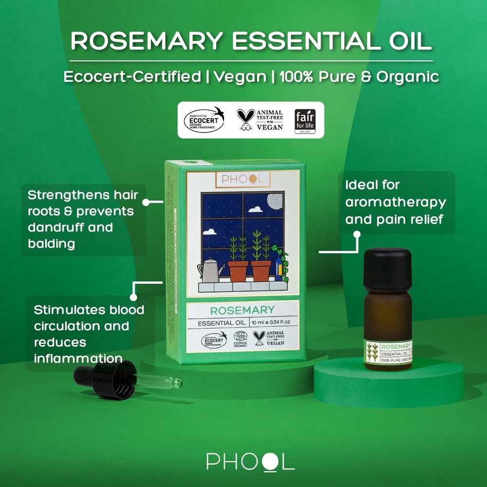 PHOOL ROSEMARY ESSENTIAL OIL (10ML)