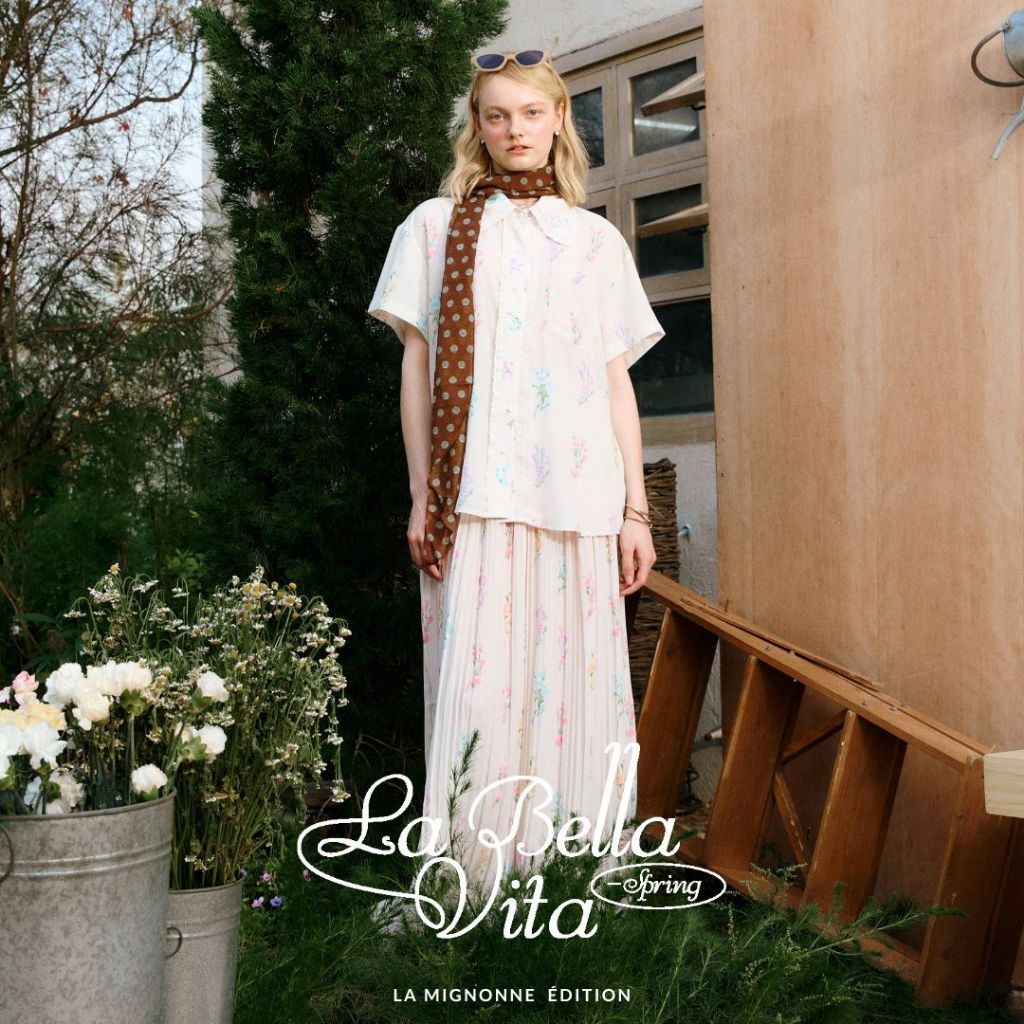La Mignonne (S-XL) Elisse Calista Set ชุดเซ็ต 2 ชิ้น เสื้อ+กางเกง ใส่เที่ยวในวันสบายๆช่วง summer