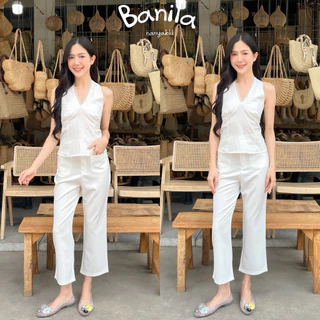 nanya.bkk | Banila Pants กางเกงทรงกระบอกปลายขาม้า Everyday look (ยาว36)