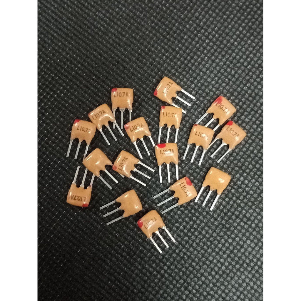 (แพ็ค5ตัว) Ceramic Filter 10.7Mhz, 12.5MHz อะไหล่สำหรับซ่อม TV จอแก้ว รุ่นเก่า .พร้อมส่ง