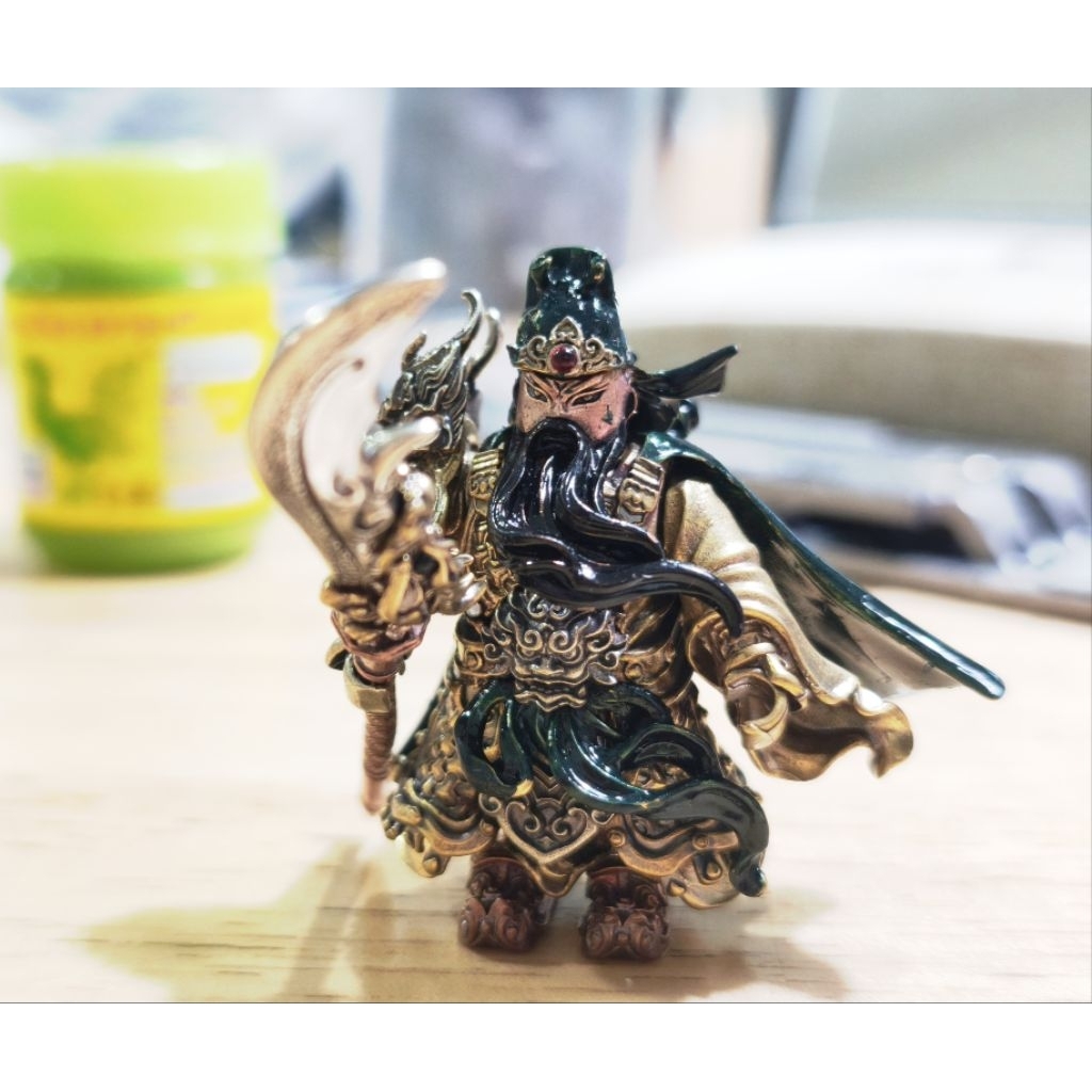 ตัวต่อเทพเจ้าGuan yu แบบแม่เหล็กต่อกัน