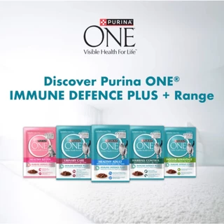 (ยกกล่อง 12ซอง) Purina One เพียวริน่าวัน อาหารเปียกแมวเกรดพรีเมี่ยม ในน้ำเกรวี่ 70g