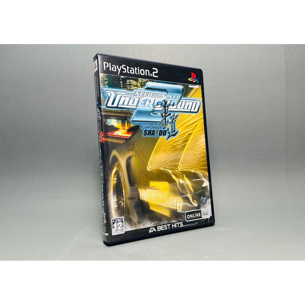 (2) แผ่นแท้ Play Station 2(japan)(ps2)  Need for Speed Underground 2 (EA Best Hits)