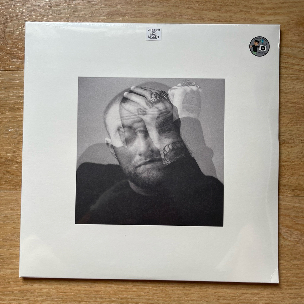 (พร้อมส่ง🔥)แผ่นเสียง Mac miller Circles  ,2 x Vinyl, LP, Album, Clear มือหนึ่ง ซีล
