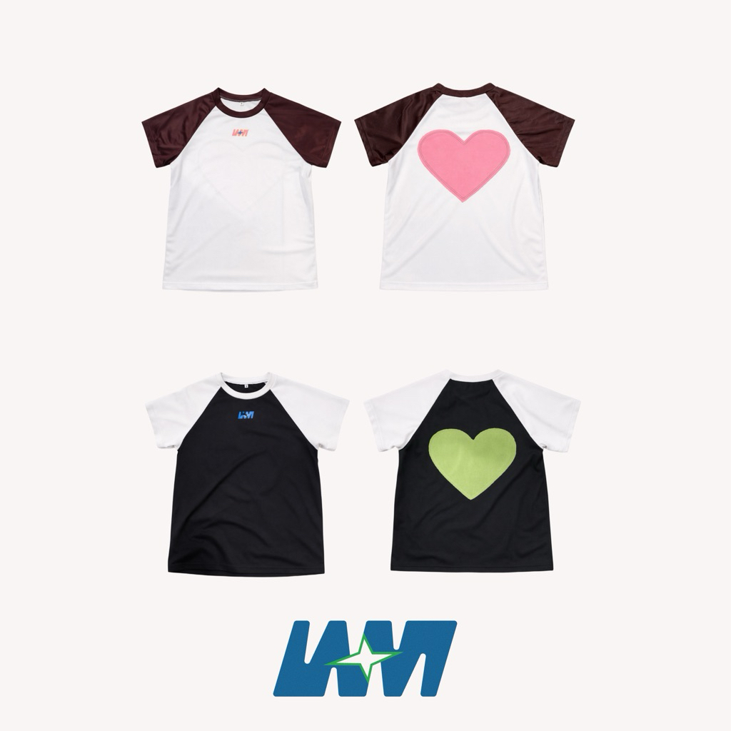WIM Heart Raglan Tee🤍