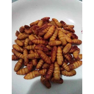 แมลง,จิ้งหรีด,สะดิ้ง,ดักแด้,แมงกระชอน สำหรับสัตว์เลี้ยง หรือนำไปรัปประทานได้ น้ำหนัก200กรัม