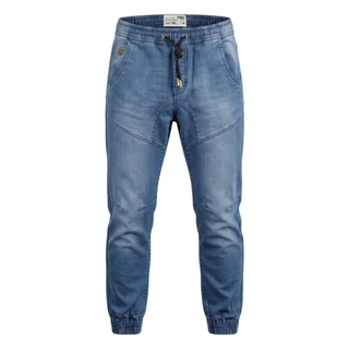 DAVIE JONES [BE FEARLESS] กางเกงจ็อกเกอร์ผู้ชาย Slim Fit Joggers สีดำ กรม น้ำเงิน GP0166