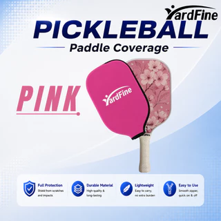 ซองสวมไม้พิคเคิลบอล Pickleball paddle cover ซองสวมแร็คเก็ตแบบมีซิป กันน้ำ กันฝุ่น กันรอยขีดข่วน