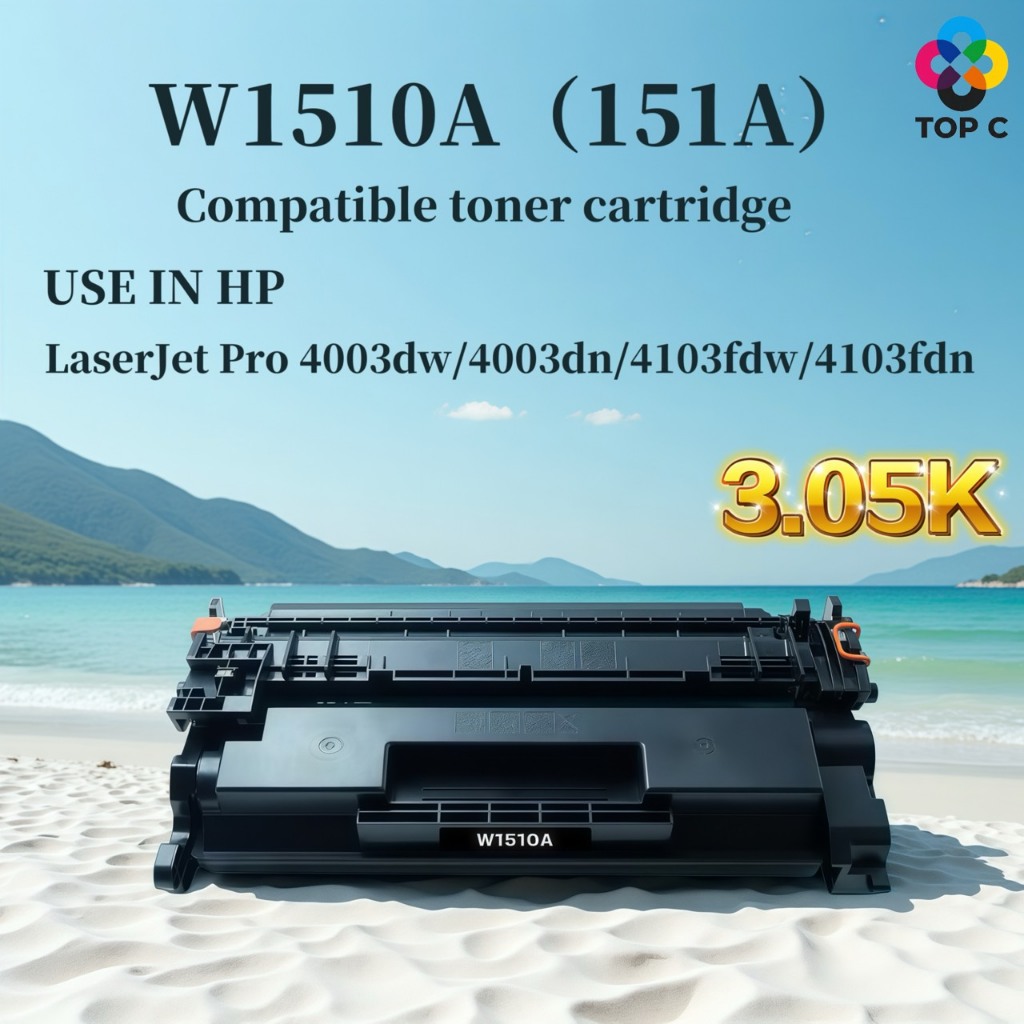 หมึกเทียบเท่า W1510A (151A) / W1510 / 1510A  HP LaserJet Pro 4003dw/4003dn/MFP 4103fd