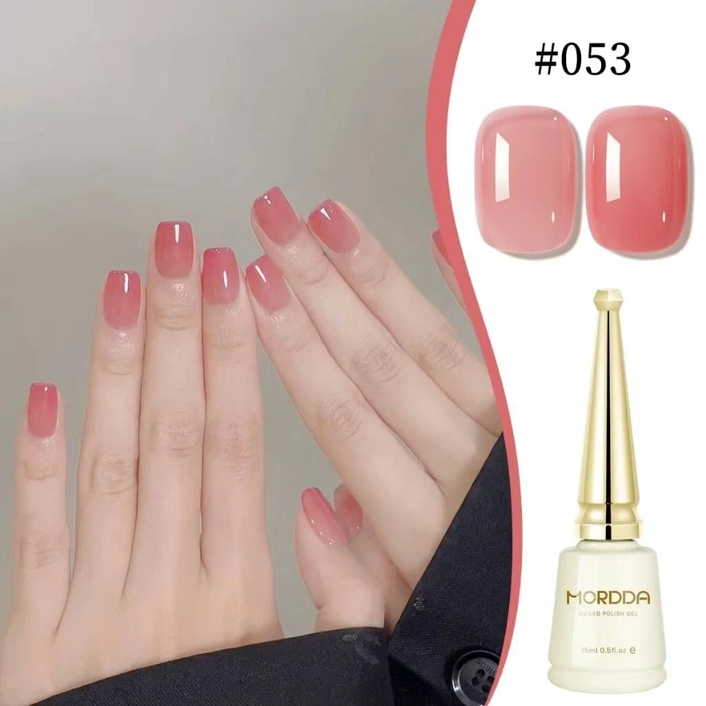 สีทาเล็บเจล โทยสีชมพูสุขภาพดี MODDA สีสวย สุขภาพดี ทาง่าย สินค้าพร้อมส่งในไทย
