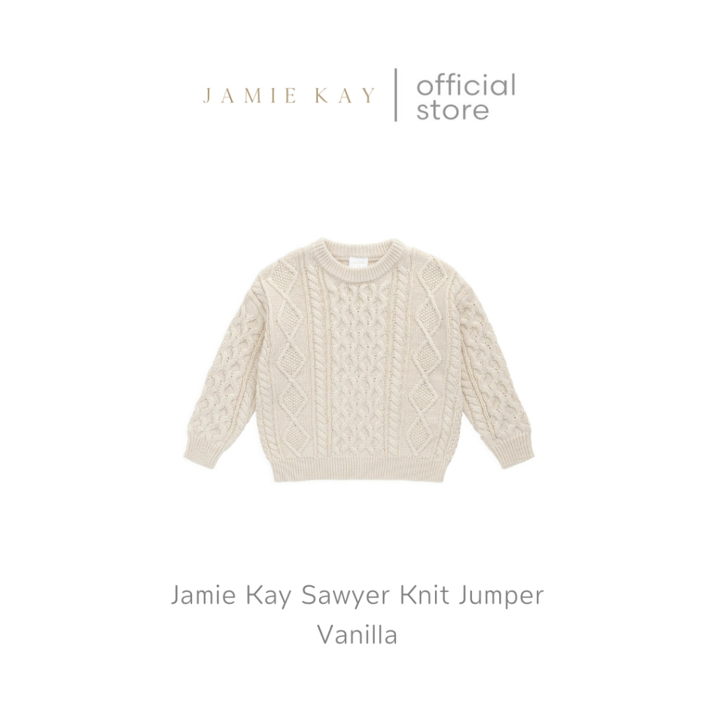 Jamie Kay Sawyer Knit Jumper เสื้อไหมพรม รุ่น Sawyer - Vanilla
