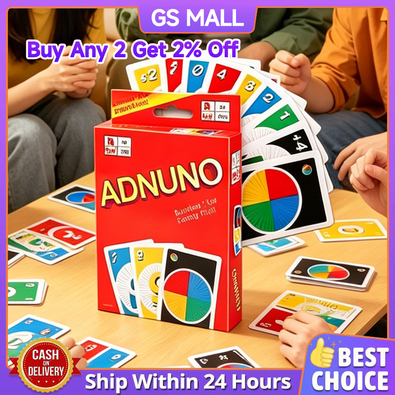 Card Game Flip Uno English Version สำหรับของขวัญเด็ก กระดาษแข็งคุณภาพดี ทนทาน เหมาะสำหรับเล่นนานๆ