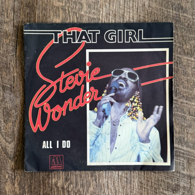 แผ่นเสียง Stevie Wonder - That Girl vinyl lp 7”(VG)