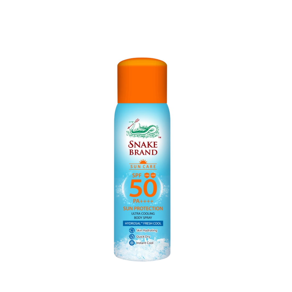 **ของแถม FREE ไม่จำหน่าย**Snake Brand Cooling Spray Sun Protection 100ml. x1