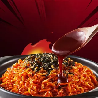 มาม่าเผ็ดถ้วยแบบแห้ง ราเมงกึ่งสำเร็จรูปแบบแห้ง อร่อย ขนาด 120g พร้อมส่ง