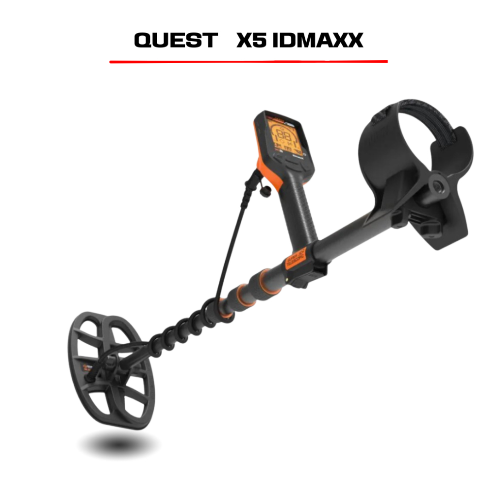 QUEST X5 IDmaxX เครื่องตรวจจับโลหะ กันน้ำ 2-3 เมตร