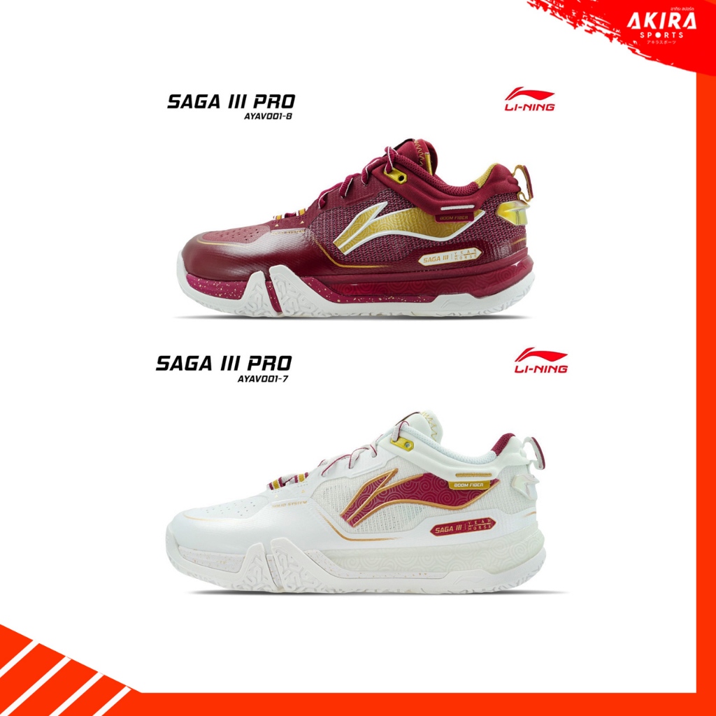 [Pre-Order] LI-NINGรองเท้าแบดมินตัน รุ่น SAGA III PRO LIMITED Year of the Horse by Akira Badminton