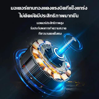【𝙃𝙊𝙏 𝙎𝘼𝙇𝙀】Simplus แปรงทำความสะอาดไฟฟ้า ยืดและหดได้ 23-110cm รุ่น Lite แถมหัวเปลี่ยน 9 แบบ ขัดห้องน้ำ ล้างรถ เช็ดกระจก