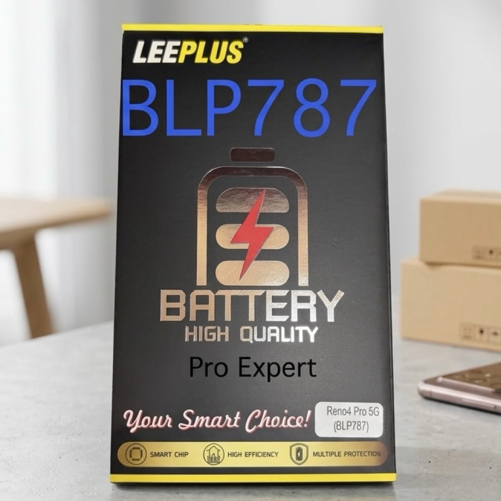 BLP787 Reno 4Pro 5G แบตเตอรี่ Oppo Reno 4 Pro โมเดล BLP787 ความจุ 4000mAh ประกัน 1 ปี LEEPLUS