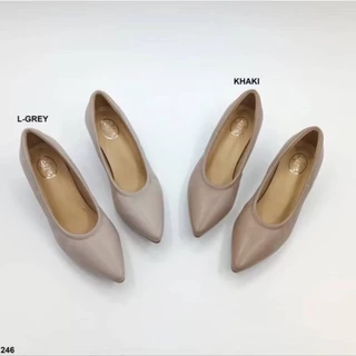 Debby working shoe รองเท้าทำงาน ส้นแหลม ส้นสูง 2 นิ้ว หนังนุ่ม คุณภาพดีมาก